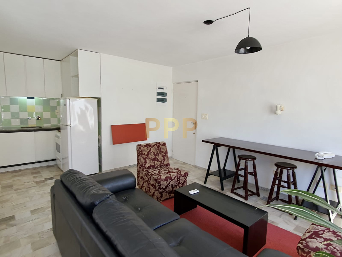 Apartamento ID.129 - En venta, mono ambiente, con gran terraza con parrillero propio, en PenÃ­nsula.