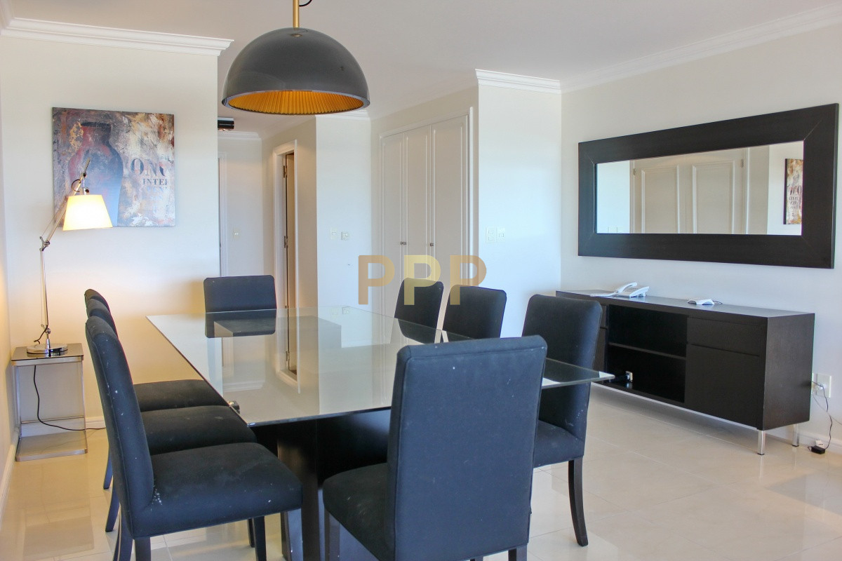 Apartamento ID.2338 - Apartamento de 3 dormitorios, primera linea frente al mar, en alquiler y venta, Punta del Este