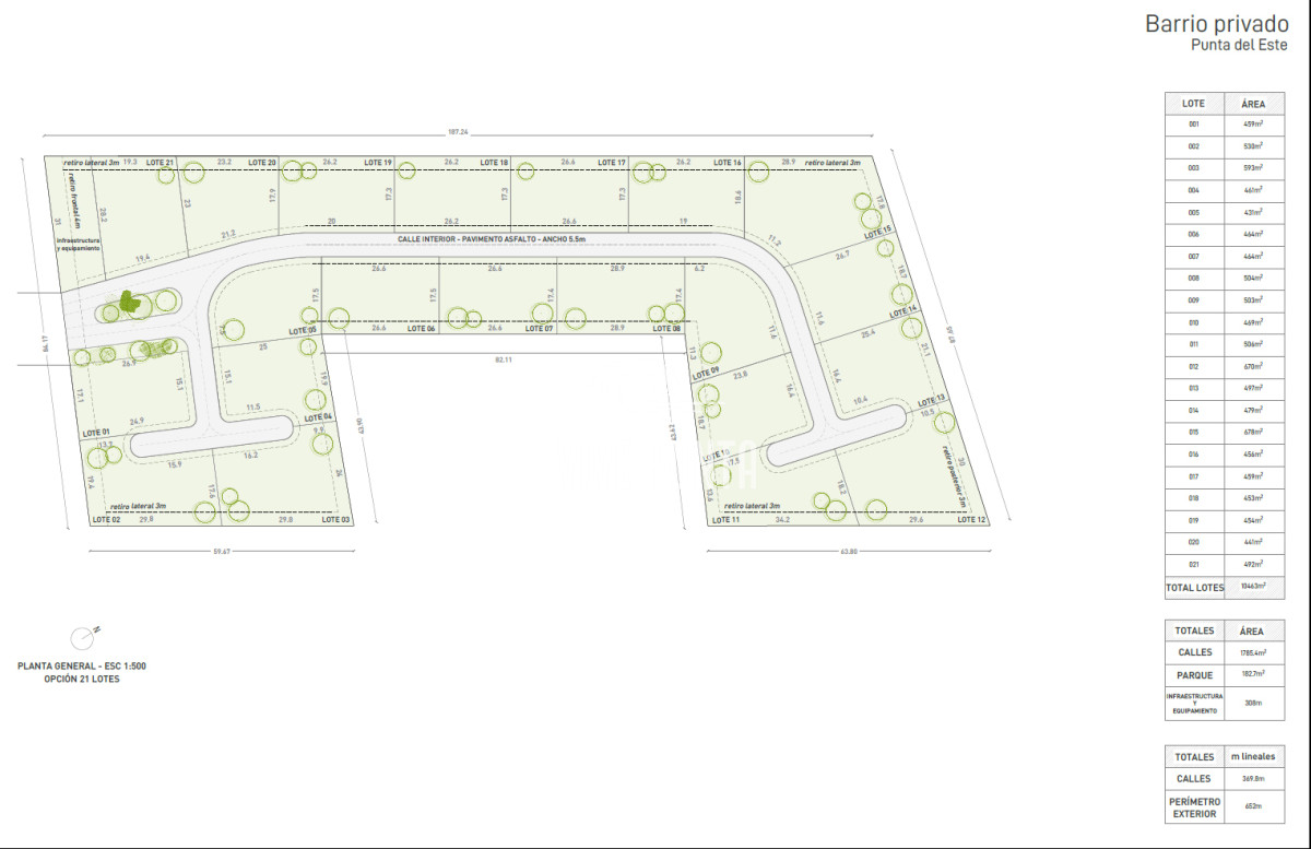 Terreno ID.328 - Unico Lote para Barrio Privado en Playa Mansa, Pinares