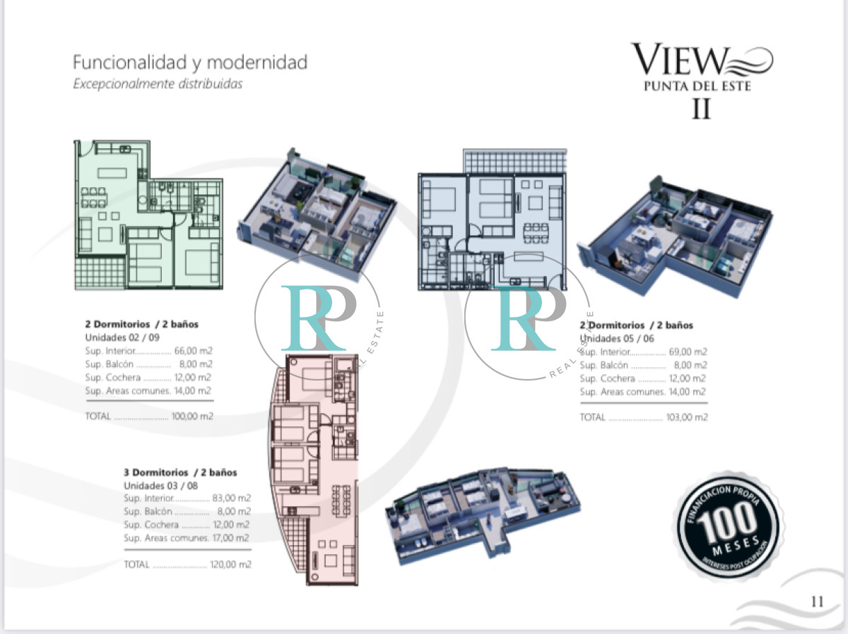 Apartamento ID.2021 - Apartamento 2 dormitorios Punta del Este