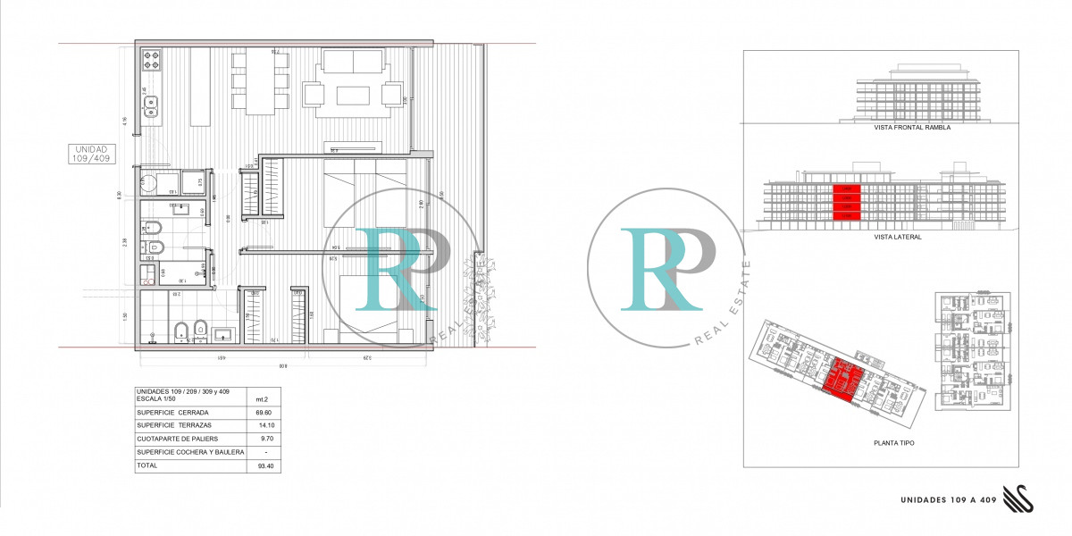 Apartamento ID.1301 - apartamento de 2 dormitorios 