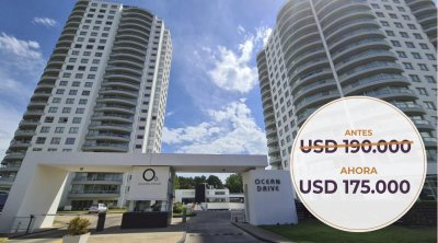 VENTA DE APARTAMENTO DE 1 DORMITORIO EN EDIFICIO OCEAN DRIVE PUNTA DEL ESTE 