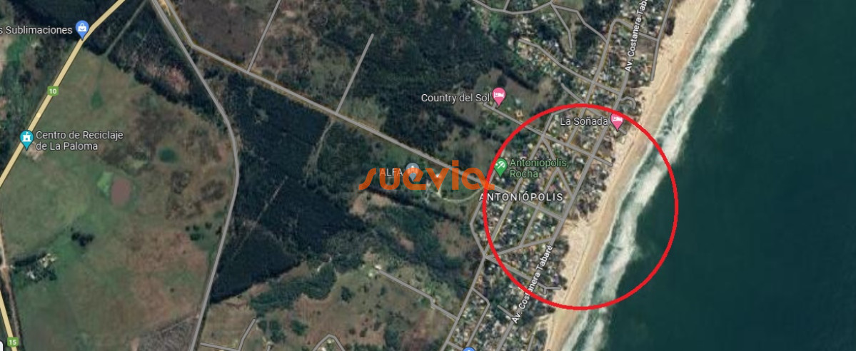 Terreno ID.3349 - LOTE DE 490 M2 SOBRE LA ARENA EN PLAYA ANTONIOPOLIS