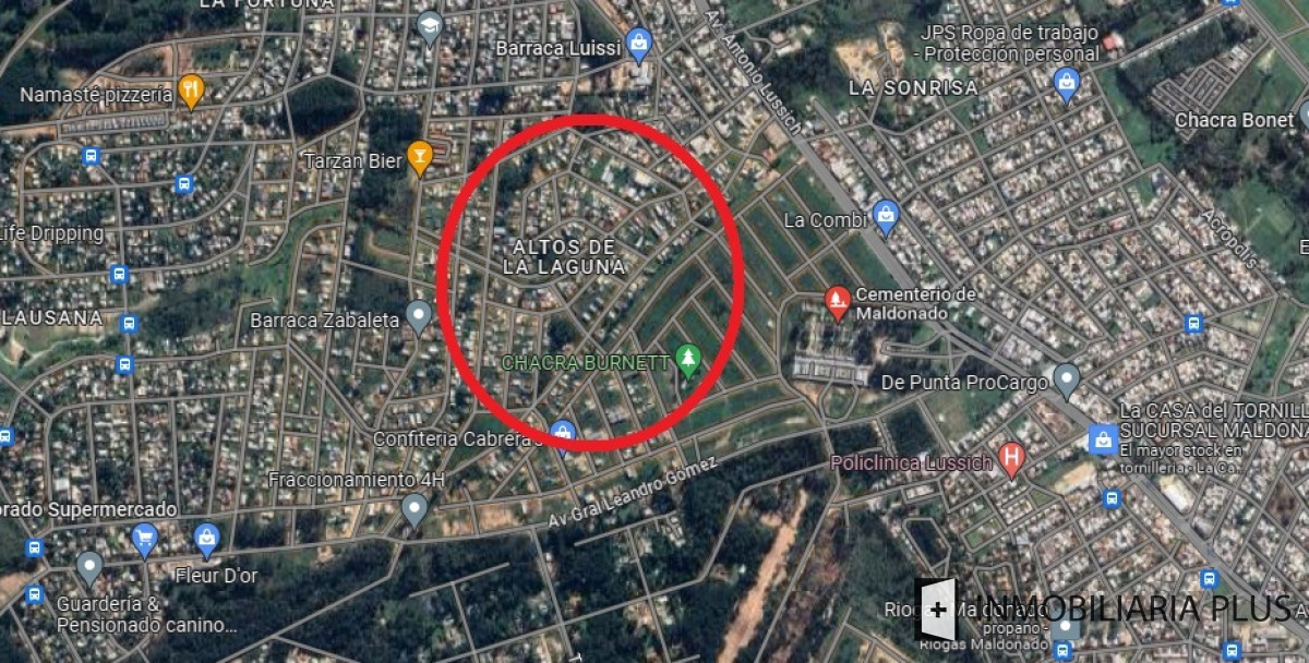 Terreno ID.844 - Venta de Terreno 300 m2 en Altos de la Laguna en Punta del Este Maldonado