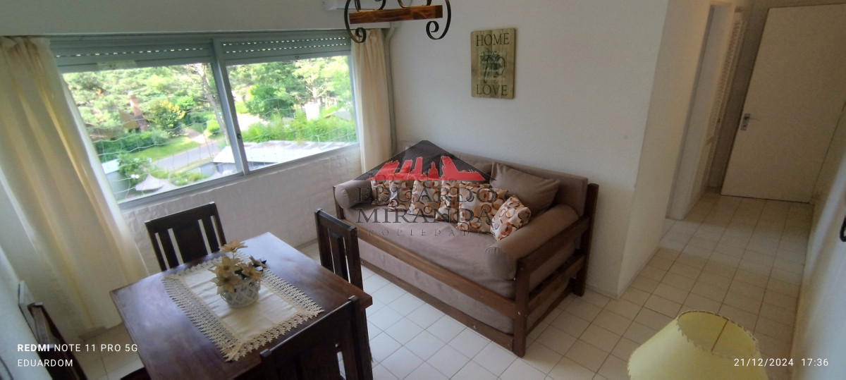 Lindo apartamento de 1 dormitorio equipado en edificio con pileta abierta climatizada barbacoa etc. - EMP1306A