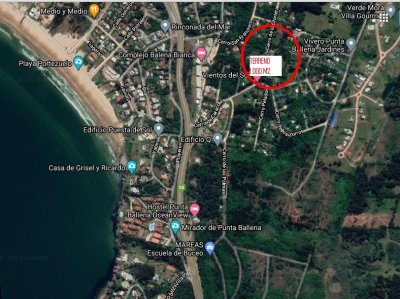TERRENO EN PUNTA BALLENA ZONA RESIDENCIAL