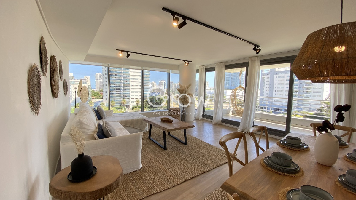 Apartamento ID.1238 - Apartamento en venta a metros de playa Mansa amueblado a estrenar.
