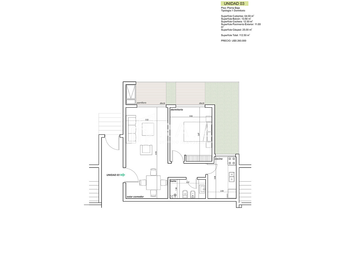 Apartamento ID.11695 - APARTAMENTO EN VENTA 1 DORMITORIO A ESTRENAR PLAYA MANSA