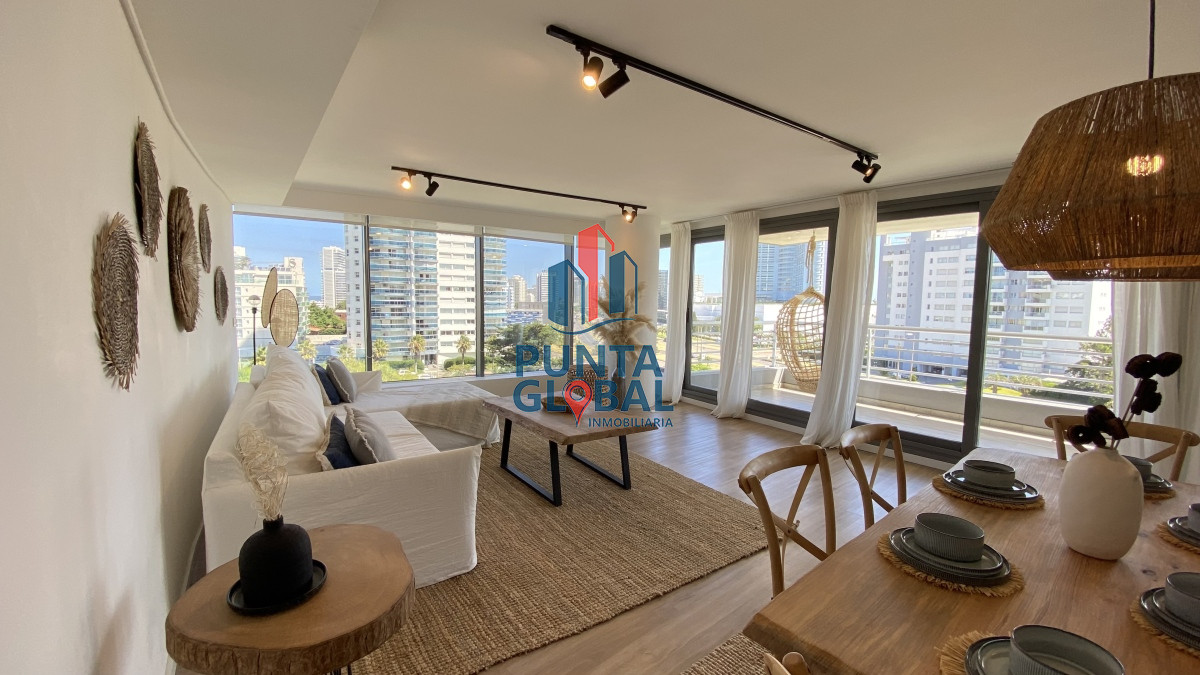 Apartamento ID.218 - Apartamento en venta a metros de playa Mansa amueblado a estrenar.