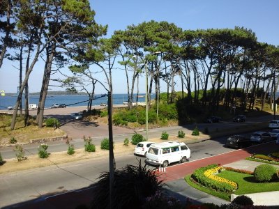 Apartamento en alquiler en playa mansa primera linea.