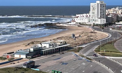 Piso alto con vista franca a playa brava