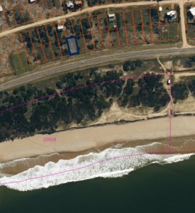 Excepcional lote sobre ruta 10, frente al mar 