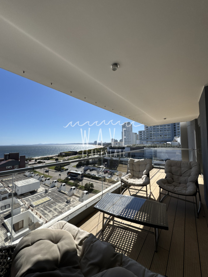 Apartamento ID.5021 - Alquiler temporal departamento Playa Mansa, 3 dormitorios y dependencia, Punta del este 
