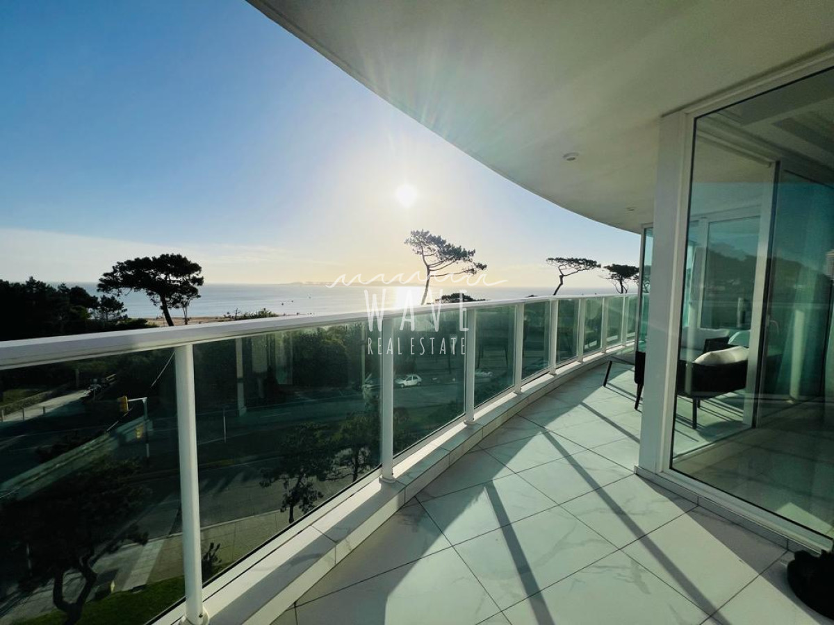Apartamento ID.3982 - MANSA, Departamento alquiler anual frente al mar, 3 dormitorios y servicio, Alquiler, Punta del este
