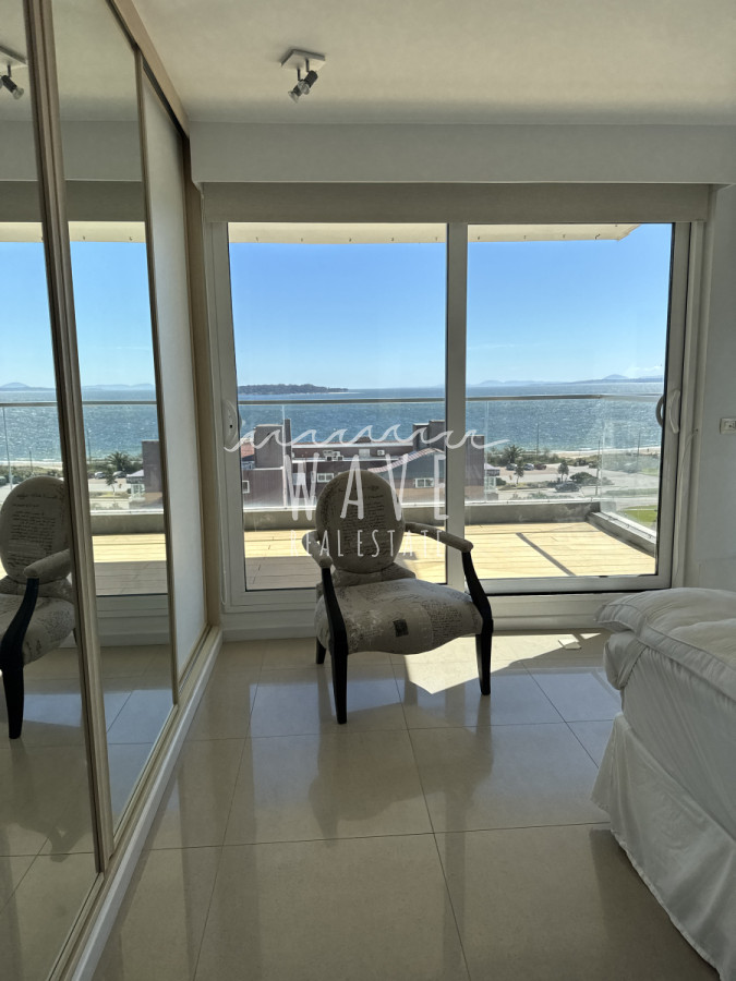 Apartamento ID.5021 - Alquiler temporal departamento Playa Mansa, 3 dormitorios y dependencia, Punta del este 