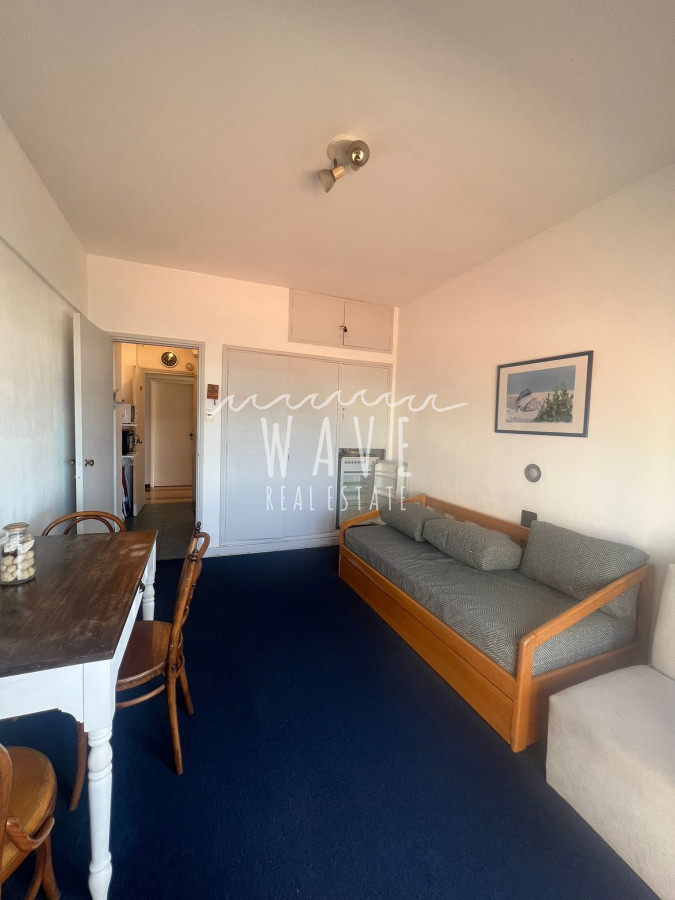 Apartamento ID.4136 - Península, monoambiente en alquiler anual o invernal. Servicio de mucama, terraza.