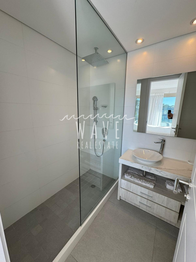 Apartamento ID.1668 - Apartamento en alquiler, Manantiales, exclusivo, frente al mar. 3 suites, terrazas. Nuevo.