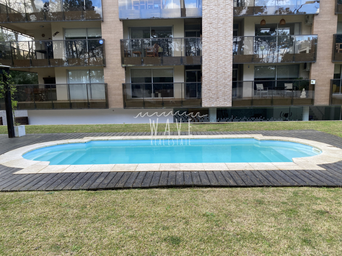 Apartamento ID.5393 - Rincón del Indio, Pda 23, orientación bosque con vista al mar, 2 dormitorios, parrillero propio