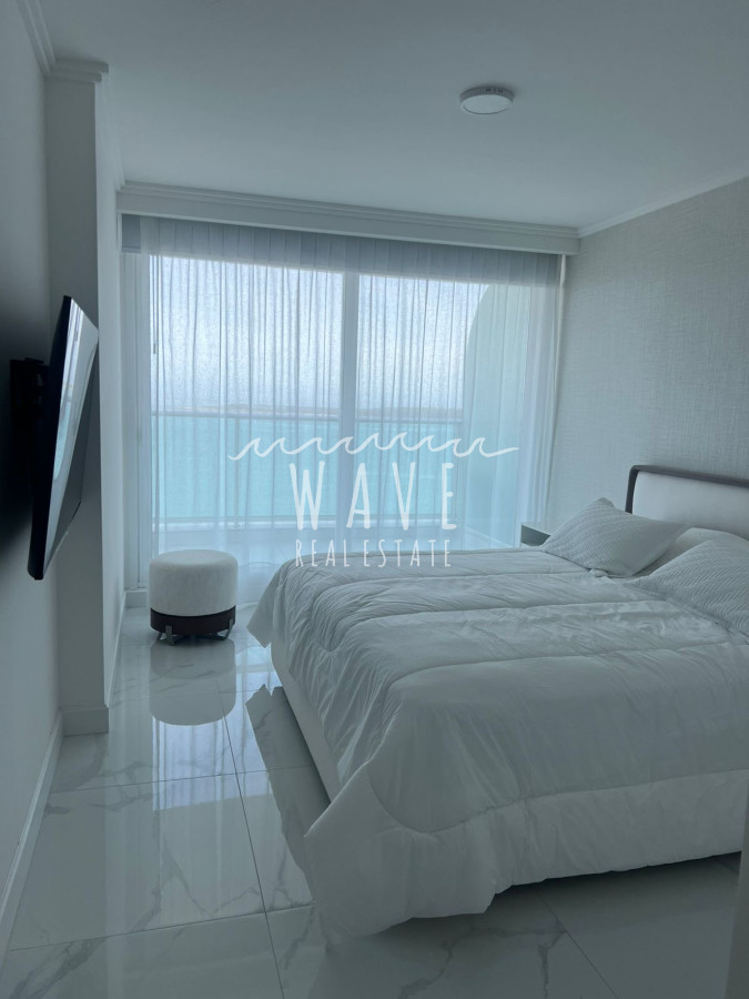 Apartamento ID.5053 - Alquiler verano apartamento 3 dormitorios primera linea Mansa, Punta del Este 