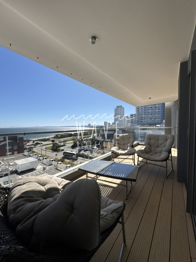 Apartamento ID.5021 - Alquiler temporal departamento Playa Mansa, 3 dormitorios y dependencia, Punta del este 