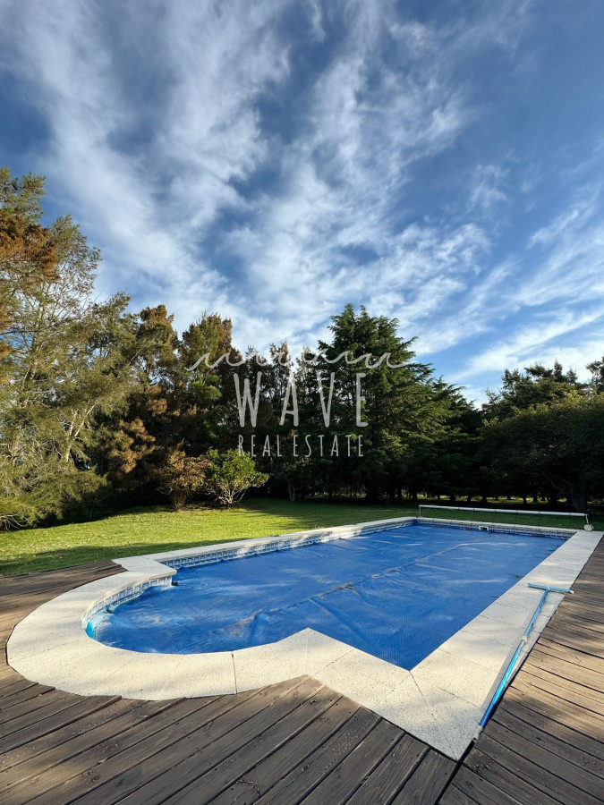 Chacra ID.4856 - Cálida Chacra en San Carlos - 10 hectáreas - Casa principal 3 dorm y casa caseros- Piscina