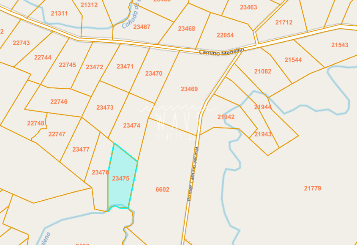 Chacra ID.5484 - Venta Chacra 5 has con costa de arroyo Camino Medellin