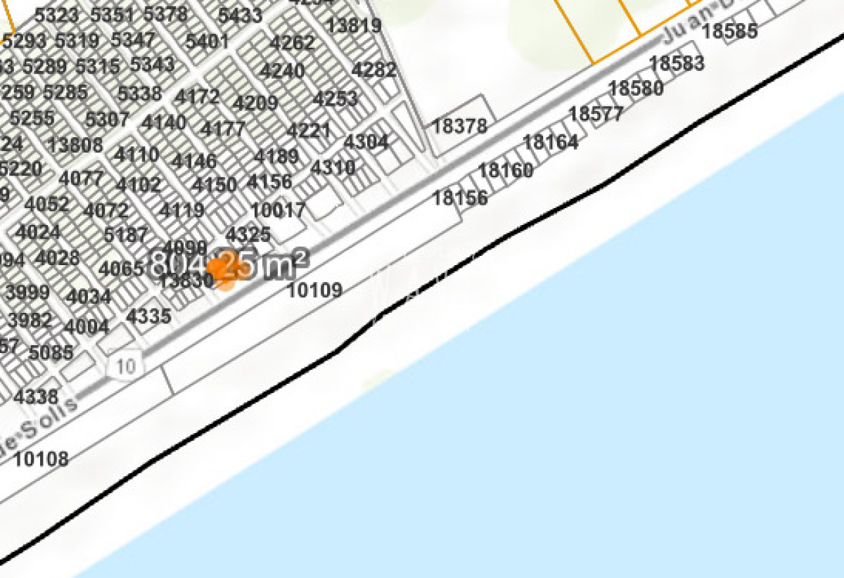 Terreno ID.5600 - Venta Lote primera linea al Mar, Balneario Buenos Aires