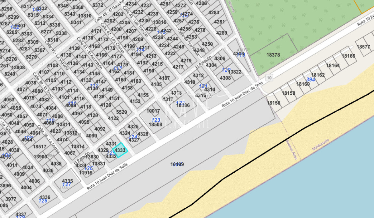 Terreno ID.5600 - Venta Lote primera linea al Mar, Balneario Buenos Aires