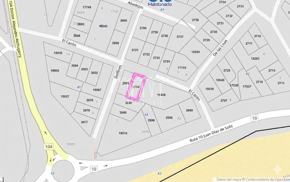 Terreno ID.5984 - Venta Lote El chorro, Manantiales.