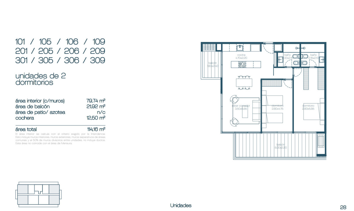Apartamento ID.4079 - NIRAM UN PROYECTO CUIDADO UNIDADES.