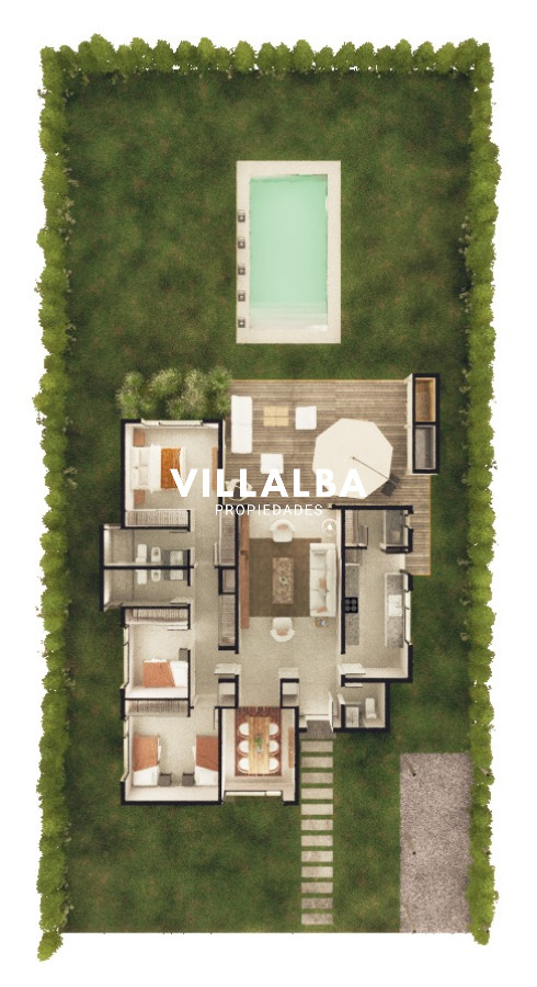 Apartamento ID.1845 - Barrio Privado- Bosques del Mar Punta del Este