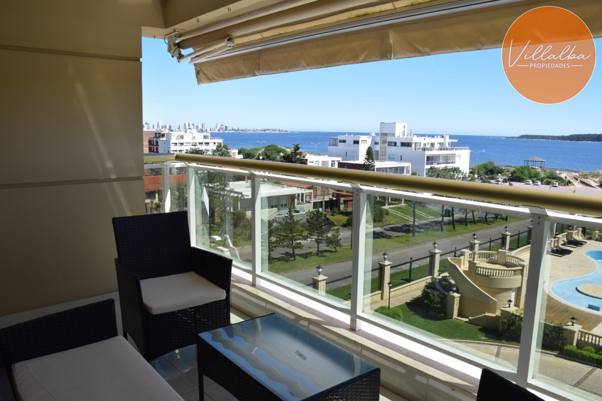 Apartamento ID.264 - Departamento de 3 dormitorios con vista espectacular  Le Jardin, Punta del Este