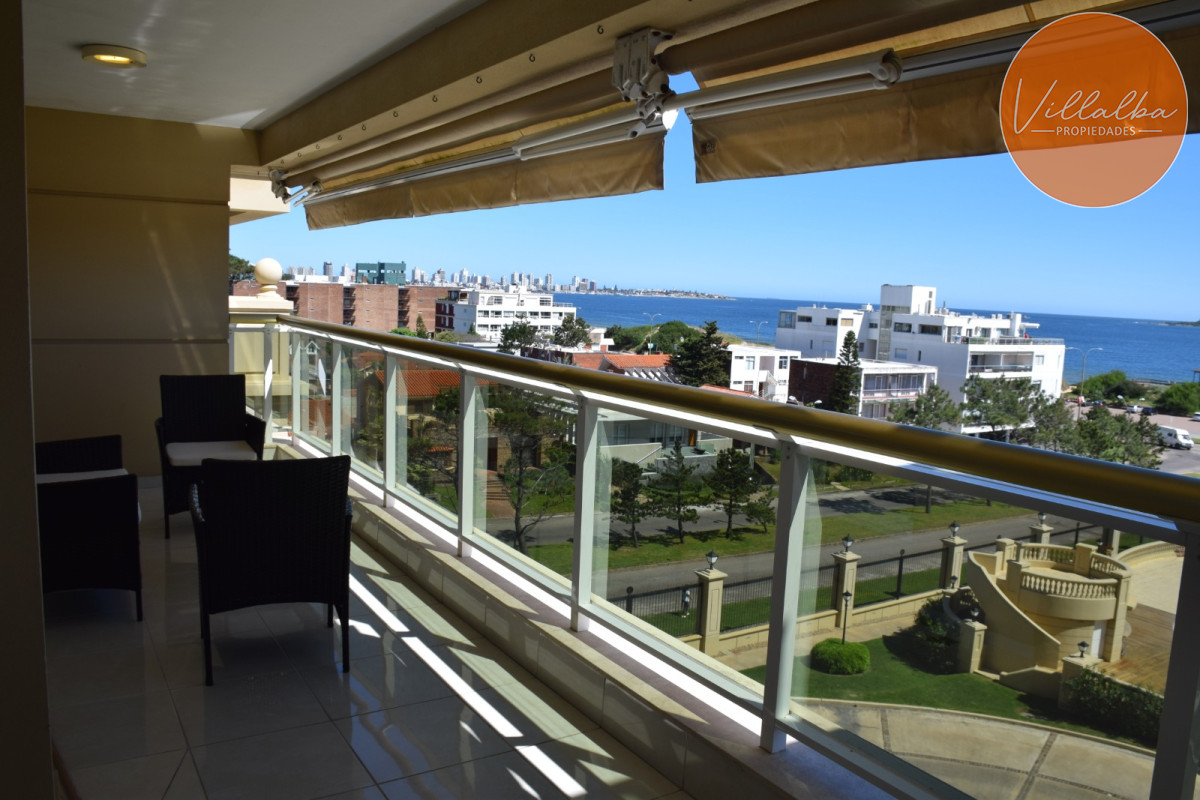 Apartamento ID.264 - Departamento de 3 dormitorios con vista espectacular  Le Jardin, Punta del Este