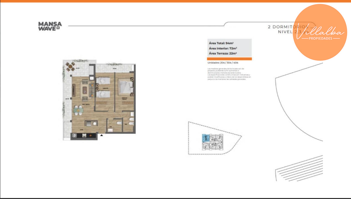 Apartamento ID.2595 - Mansa Wave