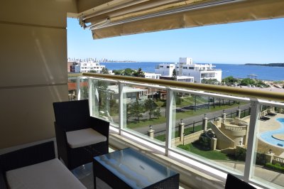 Departamento de 3 dormitorios con vista espectacular ? Le Jardin, Punta del Este