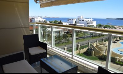 Departamento de 3 dormitorios con vista espectacular ? Le Jardin, Punta del Este