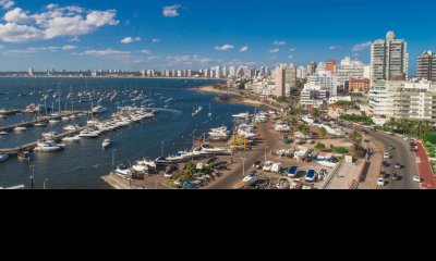 Espectacular vista al puerto de Punta del Este.