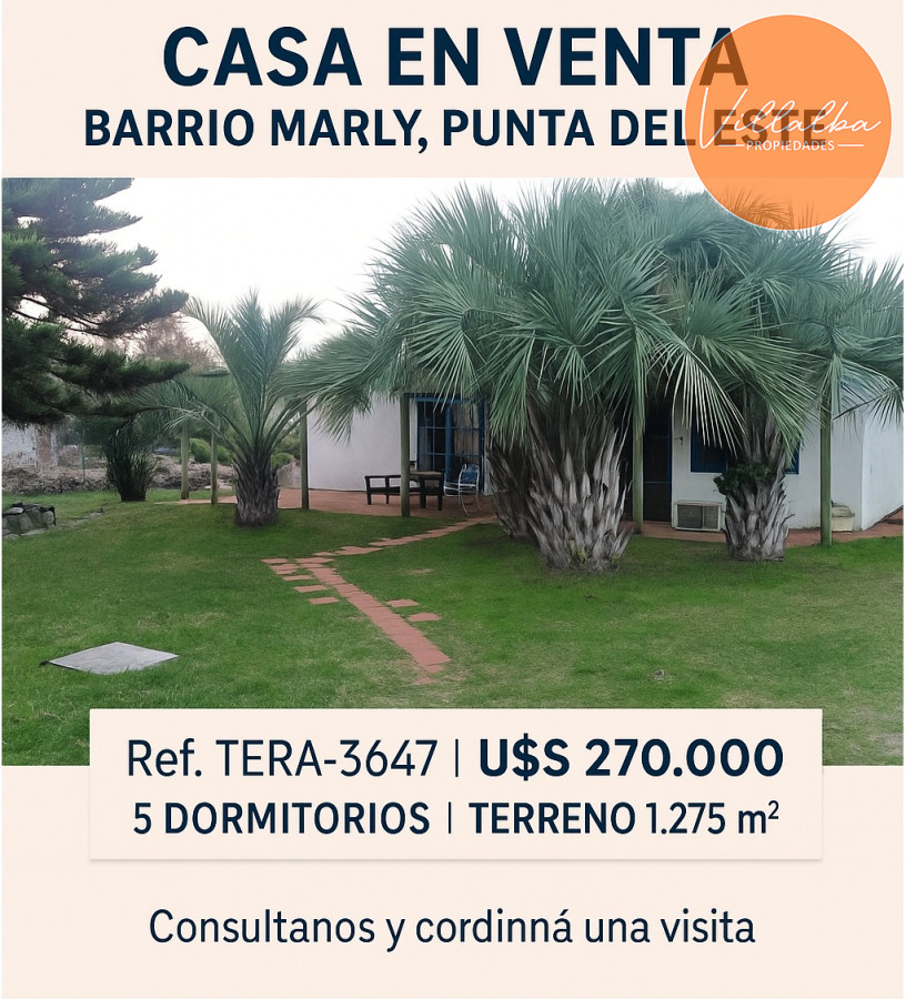 Casa ID.3647 - VENTA  - Casa de 5 dormitorios 