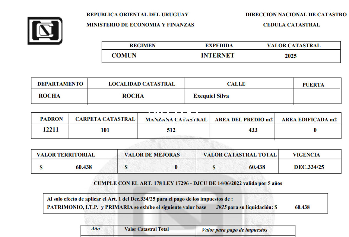 Chacra ID.4603 - 47 Hectareas sobre Laguna Garzon , ideal Barrio Privado!!