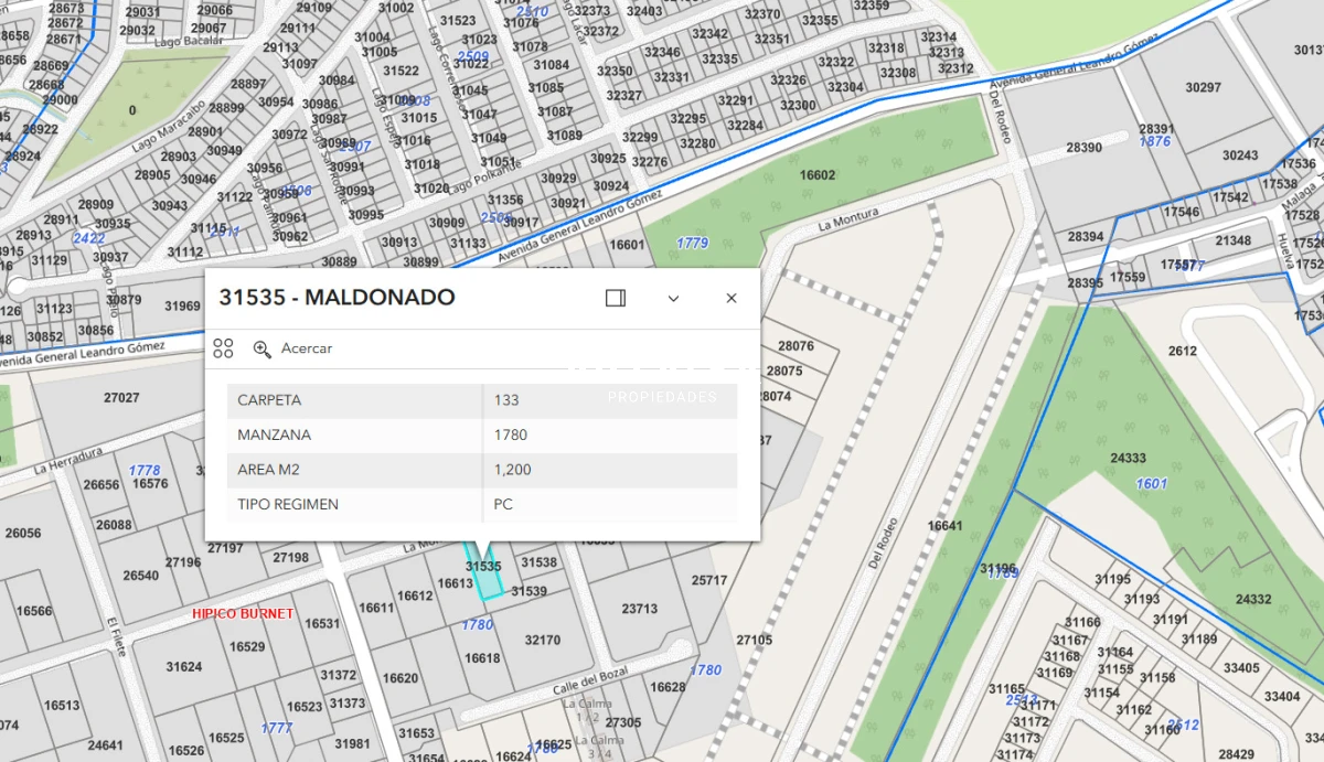 Terreno ID.4054 - Lote 1200 m Parque Burnet