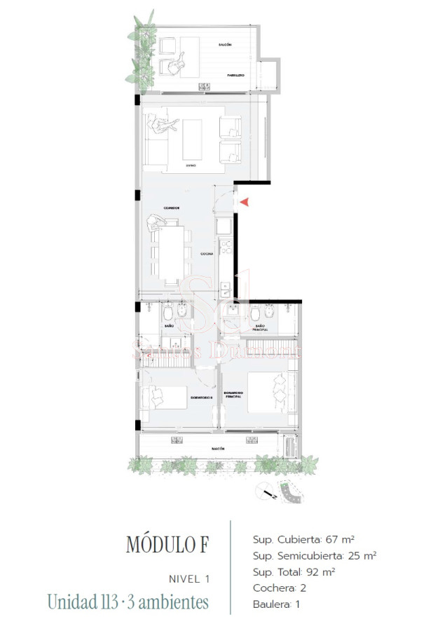 Apartamento ID.25101 - DESARROLLO - EXCELENTE UBICACION, LA BARRA