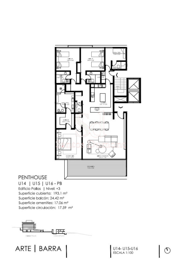 Apartamento ID.25226 - Apartamento en La Barra, La Barra