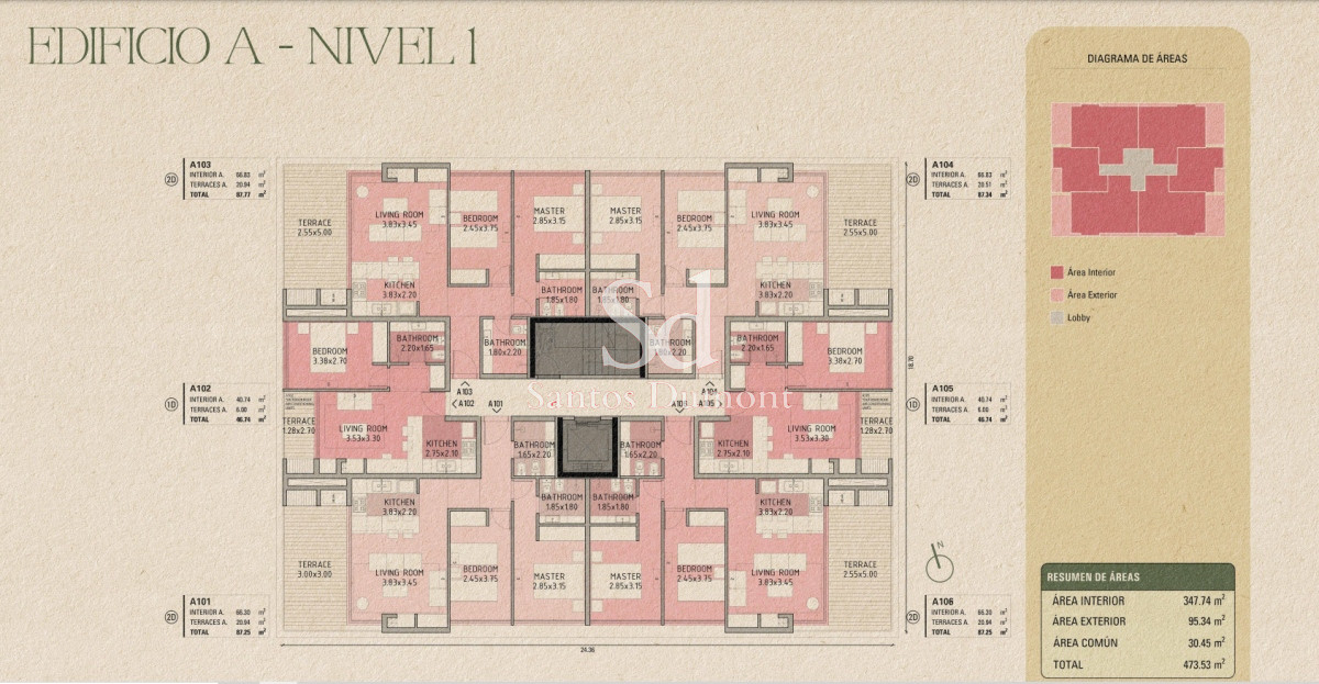Apartamento ID.24885 - PROYECTO LA GUADALUPE - LA BARRA