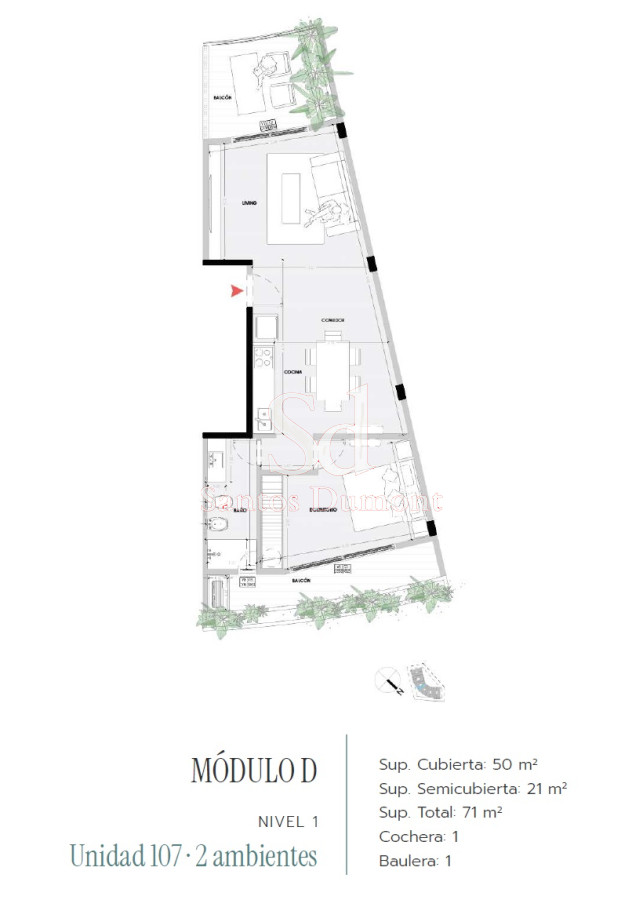 Apartamento ID.25101 - DESARROLLO - EXCELENTE UBICACION, LA BARRA
