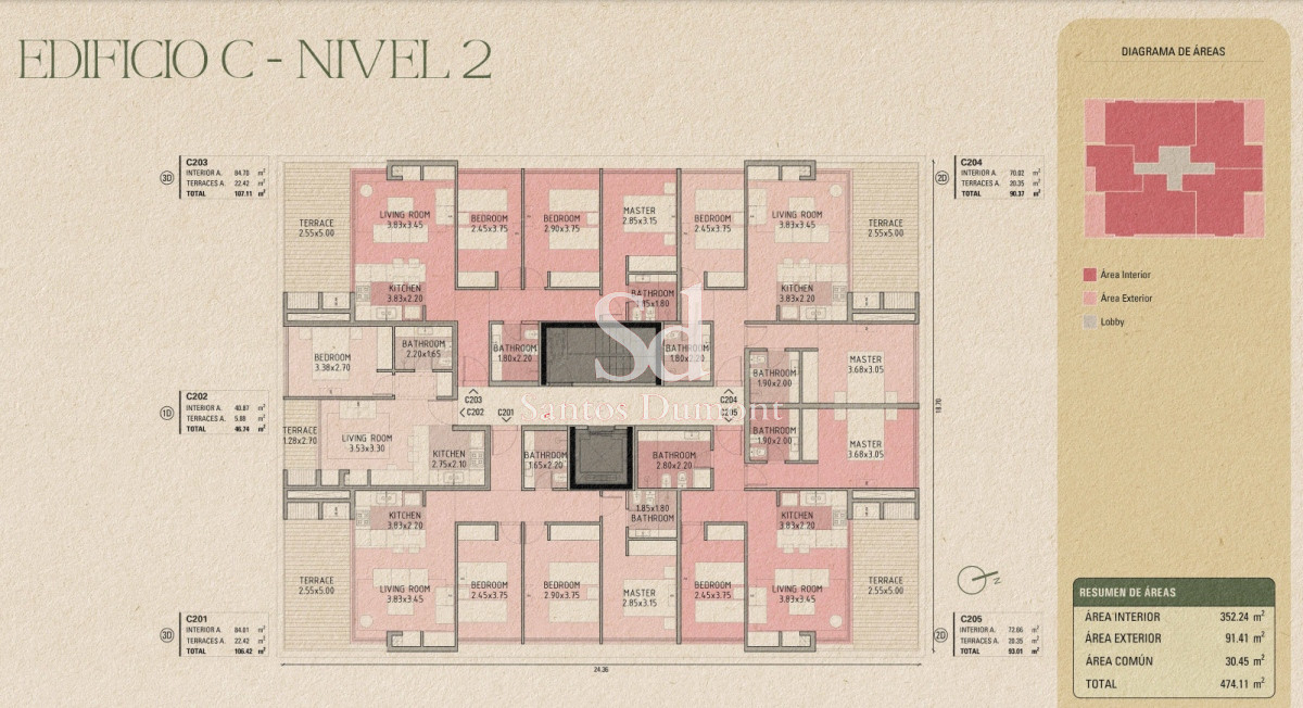 Apartamento ID.24885 - PROYECTO LA GUADALUPE - LA BARRA