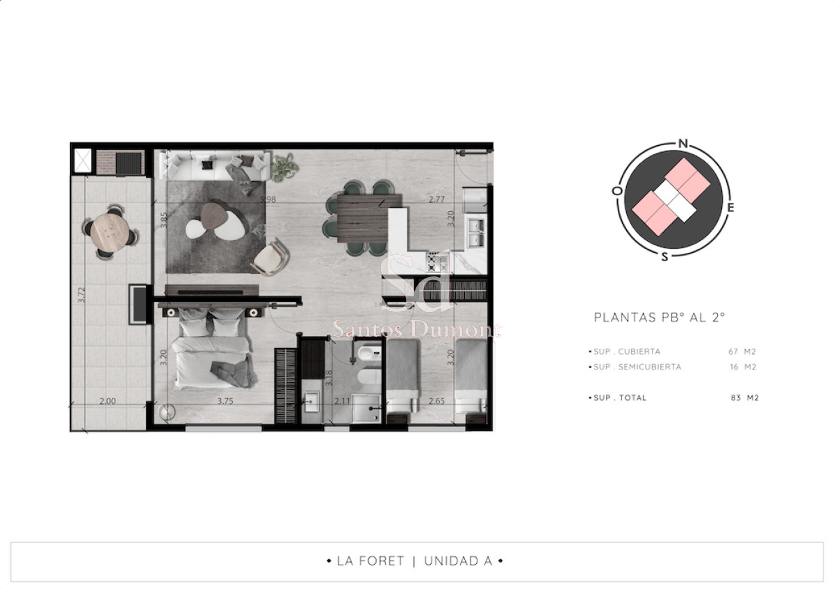Apartamento ID.24938 - LA FORET - LA BARRA