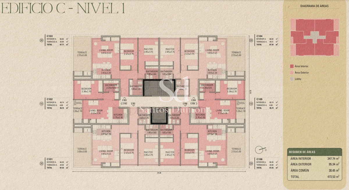 Apartamento ID.24885 - PROYECTO LA GUADALUPE - LA BARRA