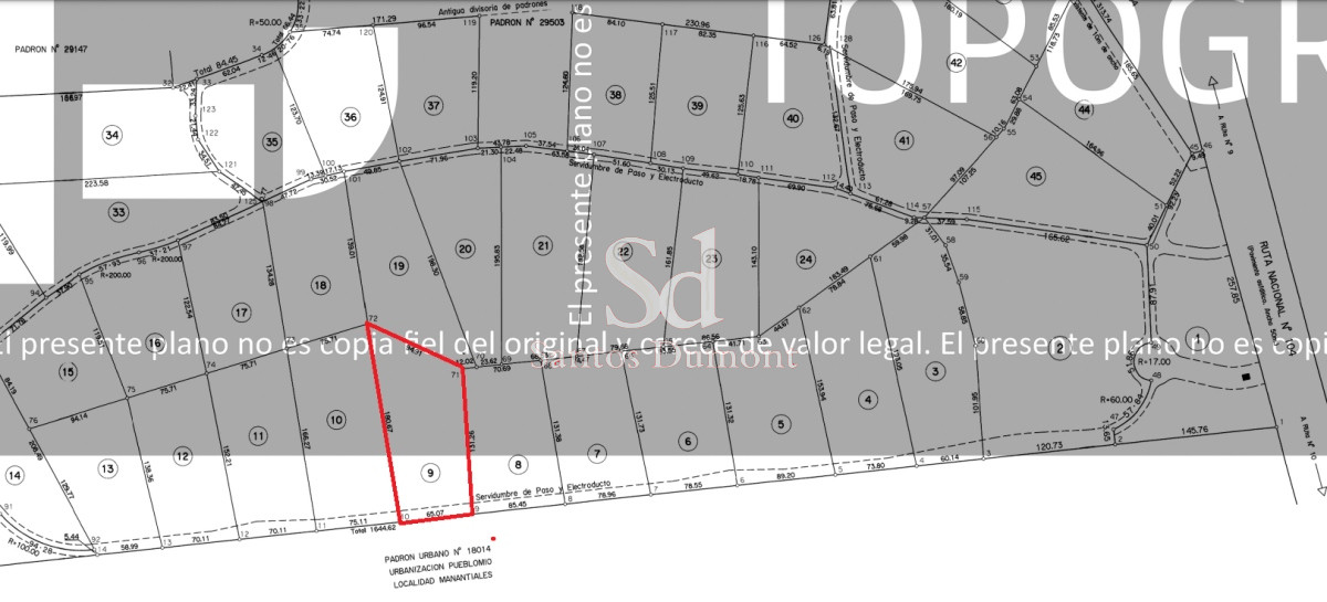 Chacra ID.24958 - VENTA - RUTA 104