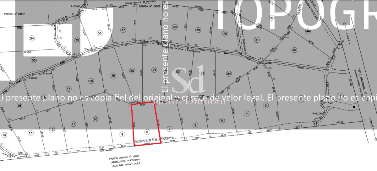 Chacra ID.24957 - VENTA - RUTA 104