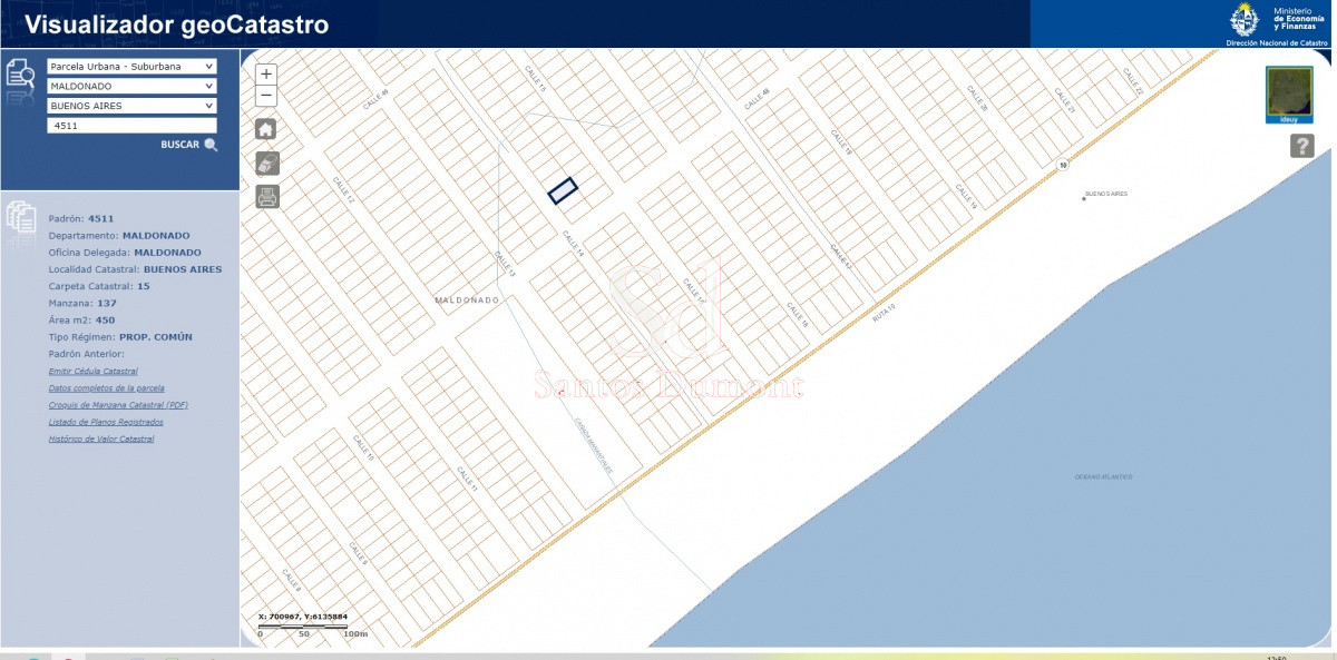Terreno ID.13138 - Dos lotes en Balneario Bs As - 900mts 
